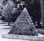 Stone Sign At Entrance